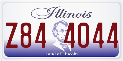 IL license plate Z844044