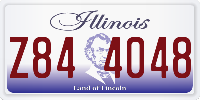 IL license plate Z844048