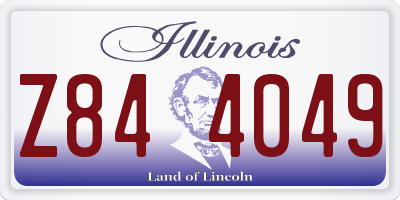IL license plate Z844049
