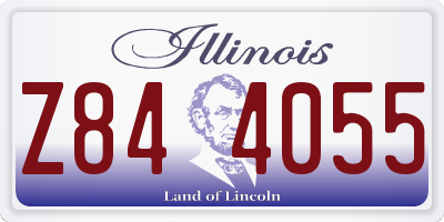 IL license plate Z844055
