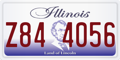 IL license plate Z844056