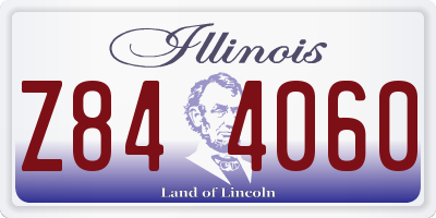 IL license plate Z844060