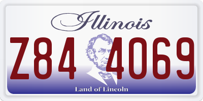IL license plate Z844069
