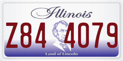 IL license plate Z844079