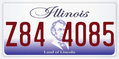 IL license plate Z844085