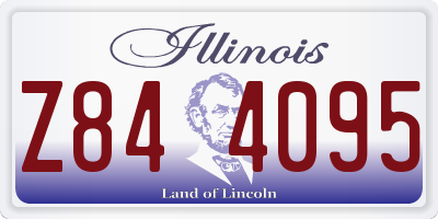 IL license plate Z844095