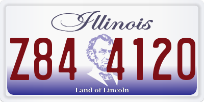IL license plate Z844120