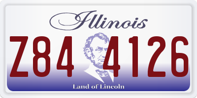 IL license plate Z844126
