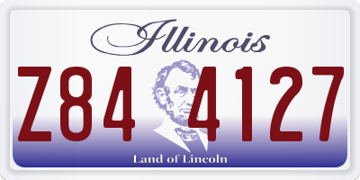 IL license plate Z844127