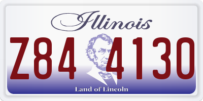 IL license plate Z844130