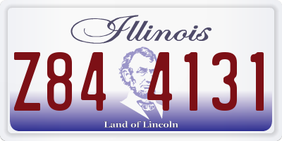 IL license plate Z844131