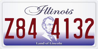 IL license plate Z844132
