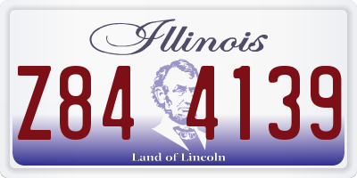 IL license plate Z844139
