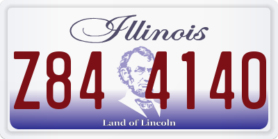 IL license plate Z844140