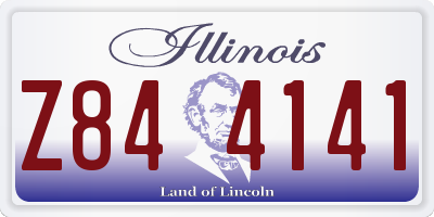 IL license plate Z844141