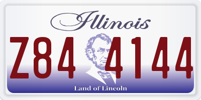 IL license plate Z844144