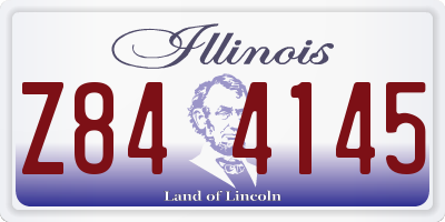 IL license plate Z844145