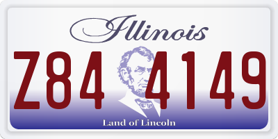IL license plate Z844149