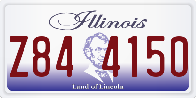 IL license plate Z844150