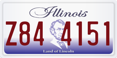 IL license plate Z844151
