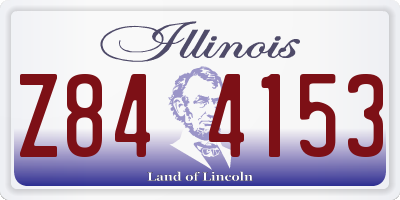 IL license plate Z844153
