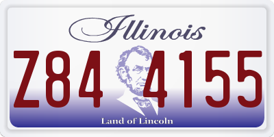 IL license plate Z844155