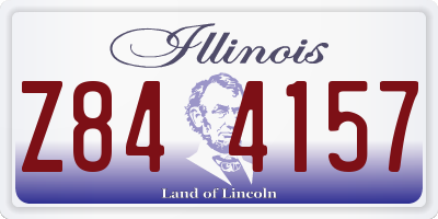 IL license plate Z844157