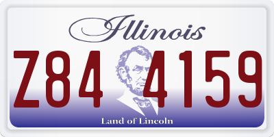 IL license plate Z844159