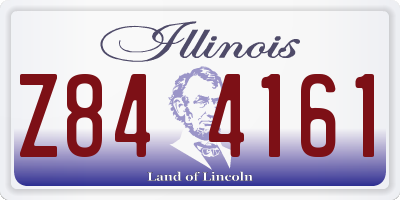 IL license plate Z844161