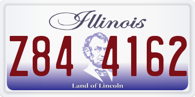 IL license plate Z844162