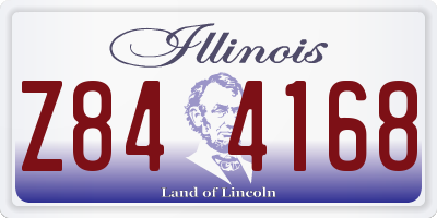 IL license plate Z844168