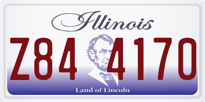 IL license plate Z844170