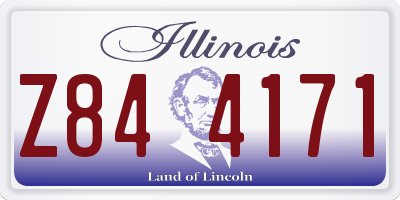 IL license plate Z844171