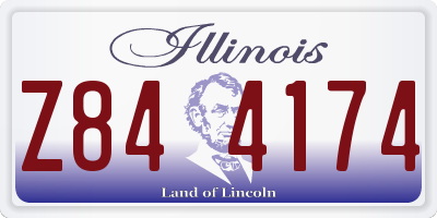 IL license plate Z844174