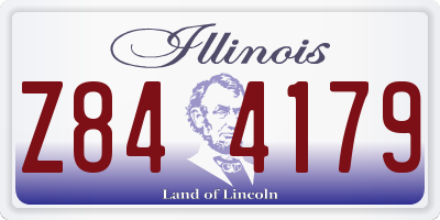 IL license plate Z844179