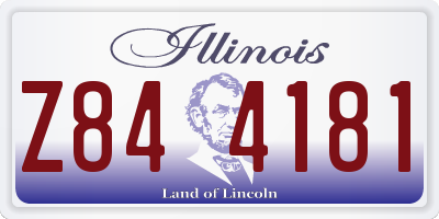 IL license plate Z844181