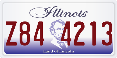 IL license plate Z844213