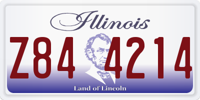 IL license plate Z844214
