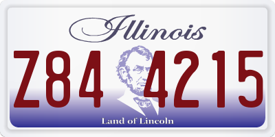 IL license plate Z844215