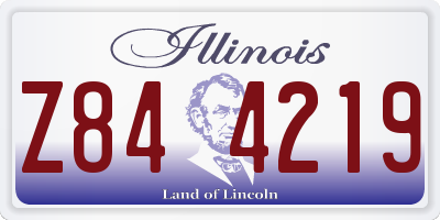 IL license plate Z844219