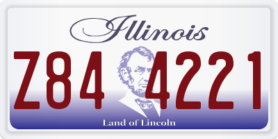 IL license plate Z844221