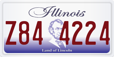 IL license plate Z844224