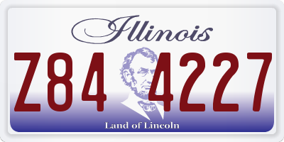 IL license plate Z844227