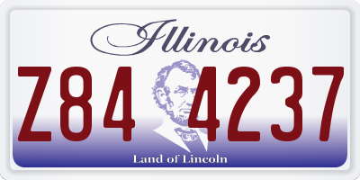IL license plate Z844237