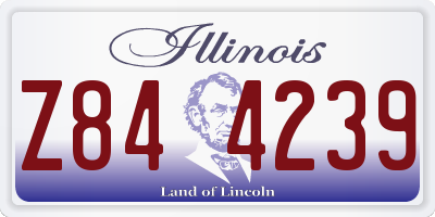 IL license plate Z844239