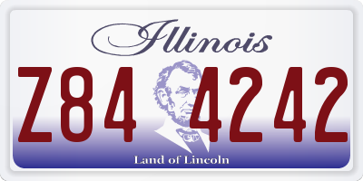 IL license plate Z844242