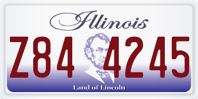 IL license plate Z844245