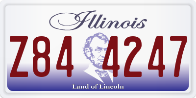 IL license plate Z844247