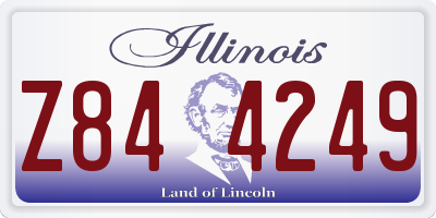 IL license plate Z844249