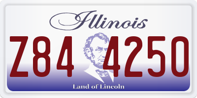 IL license plate Z844250